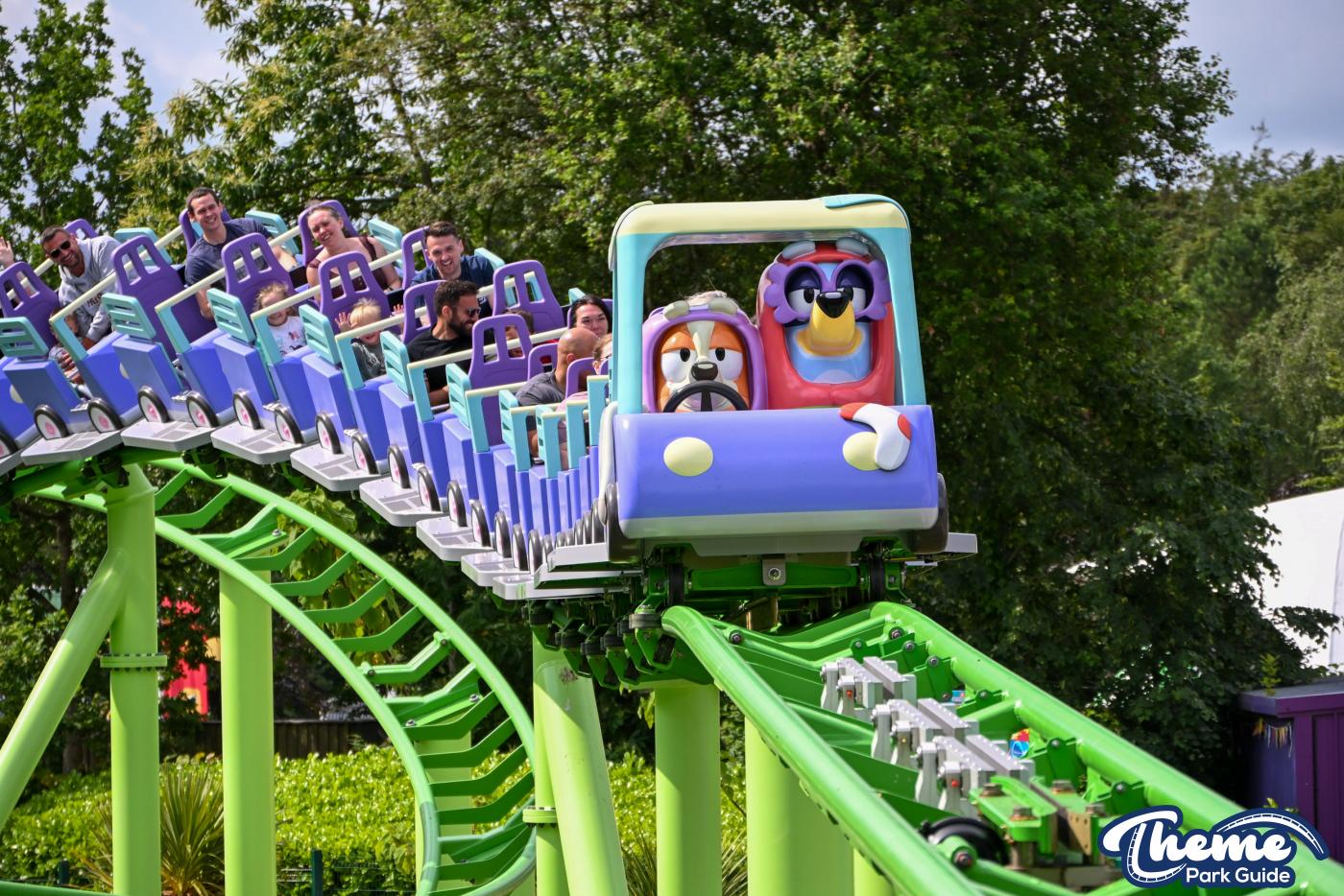 Bluey Rollercoaster Opens at Alton Towers