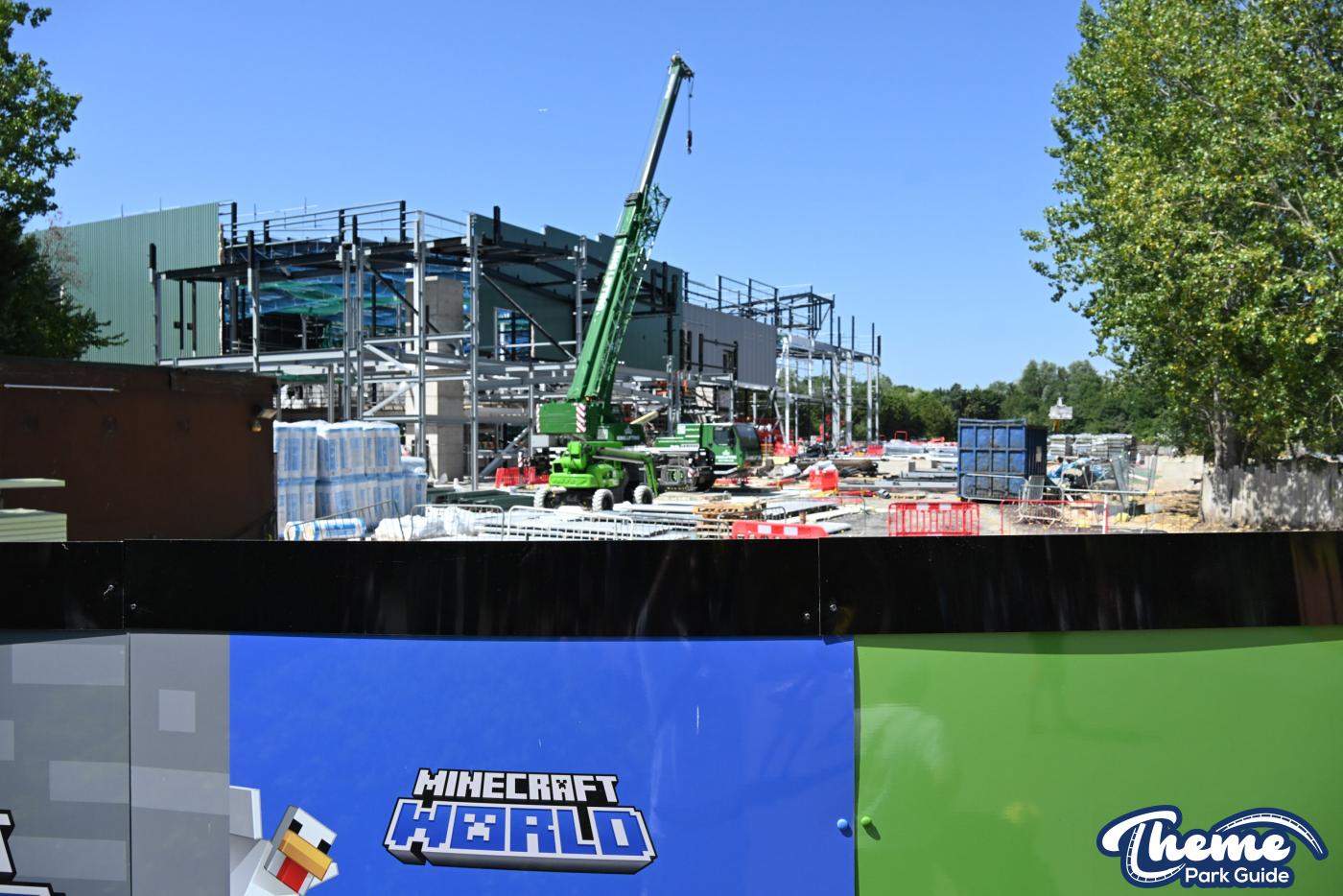 Minecraft Coaster’s Indoor Track, Possible Spike and Elevated Queue Take Shape