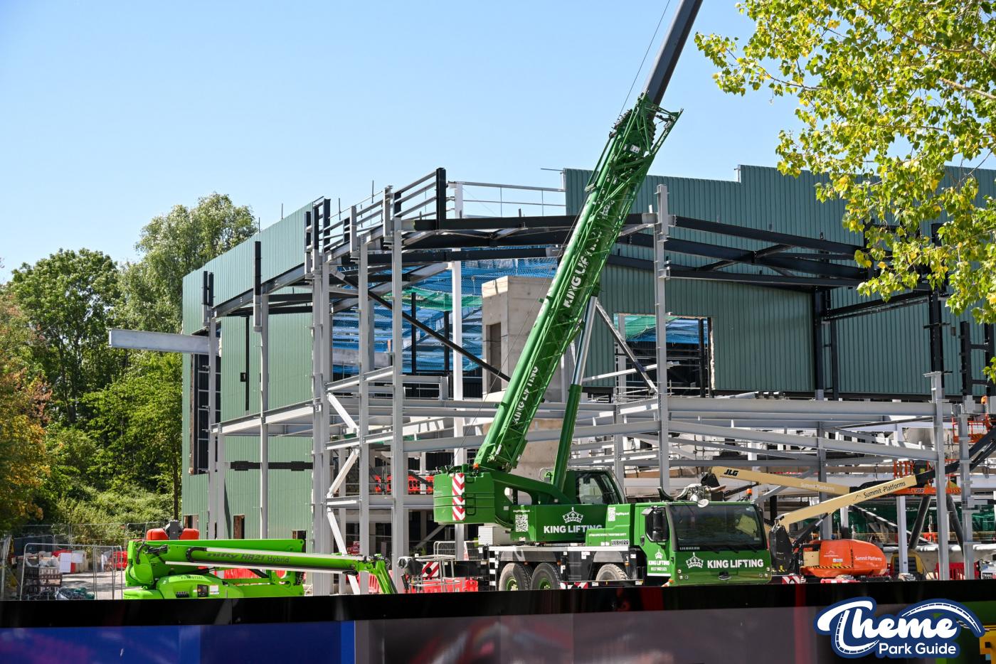 Minecraft Coaster’s Indoor Track, Possible Spike and Elevated Queue Take Shape