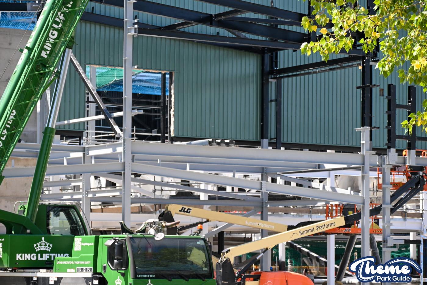 Minecraft Coaster’s Indoor Track, Possible Spike and Elevated Queue Take Shape