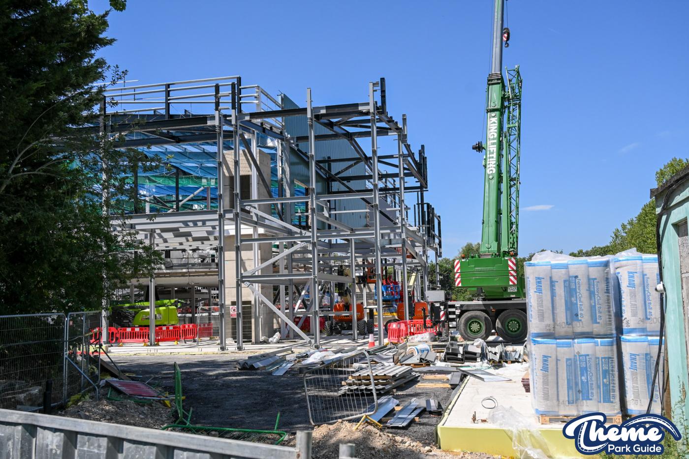 Minecraft Coaster’s Indoor Track, Possible Spike and Elevated Queue Take Shape