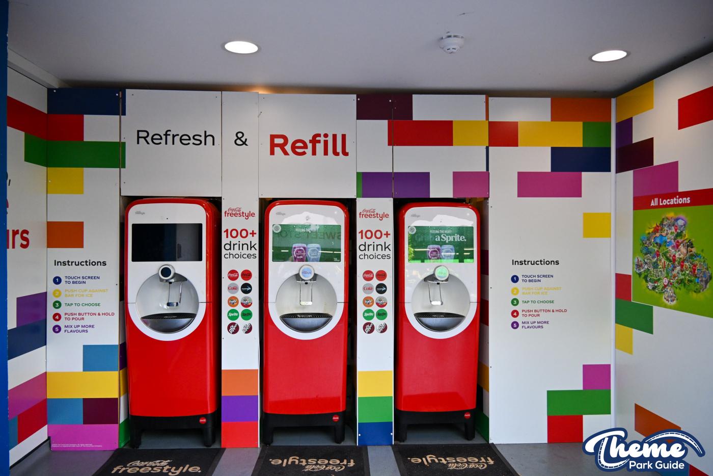 LEGOLAND Entrance Freestyle Refill Station