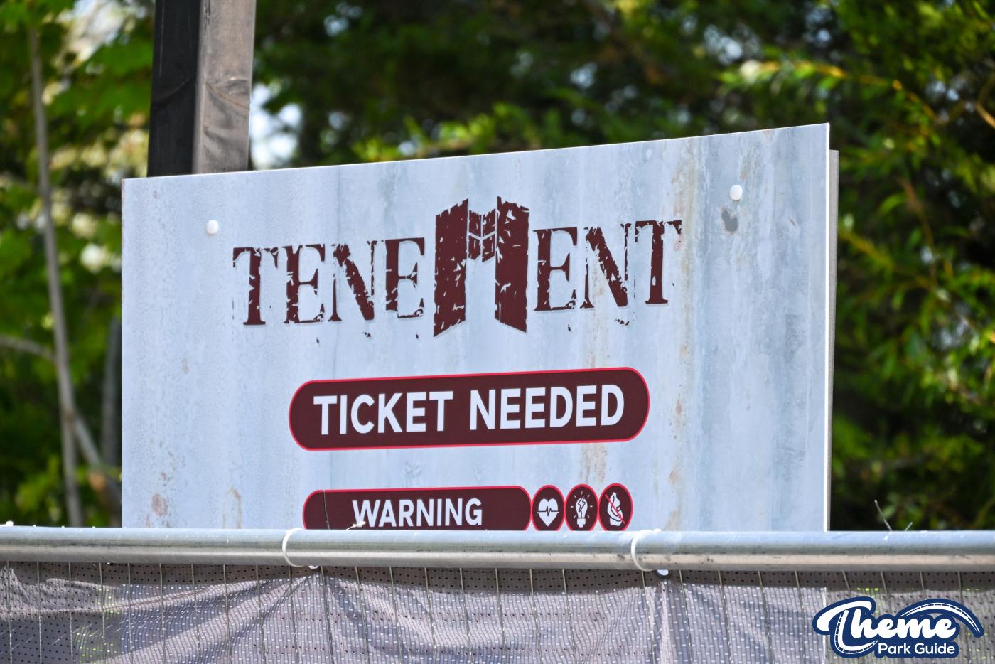 Thorpe Park Fright Nights 2026 Update Tenement Signage, Rebel Ball & More