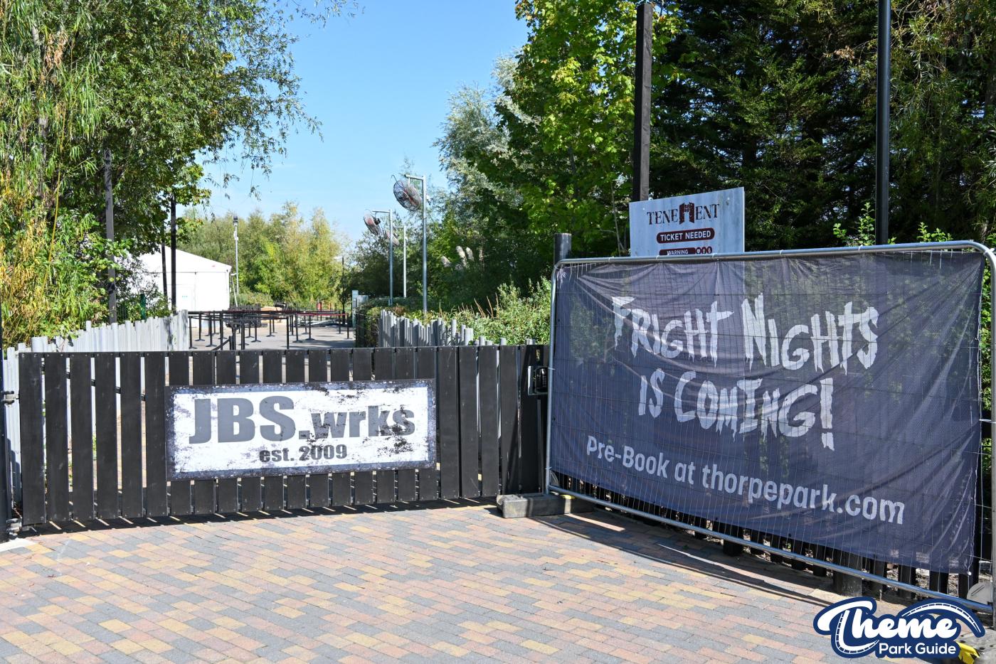 Thorpe Park Fright Nights 2026 Update Tenement Signage, Rebel Ball & More