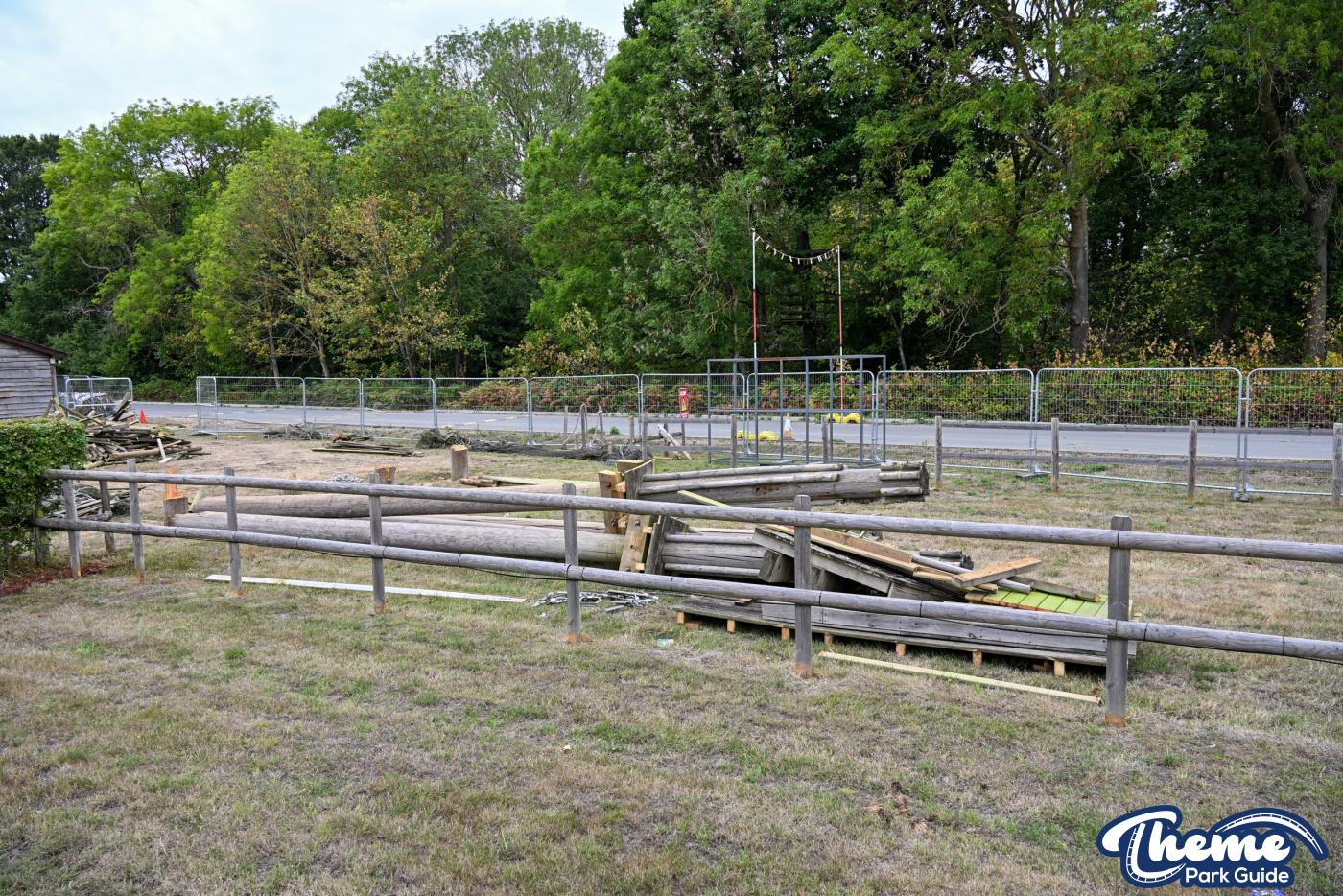 Go Ape Zip Line Tower Demolished at Chessington