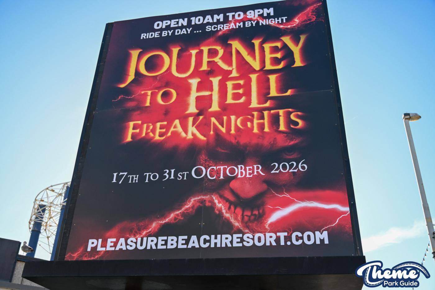 Blackpool Pleasure Beach - Journey to Hell 2026