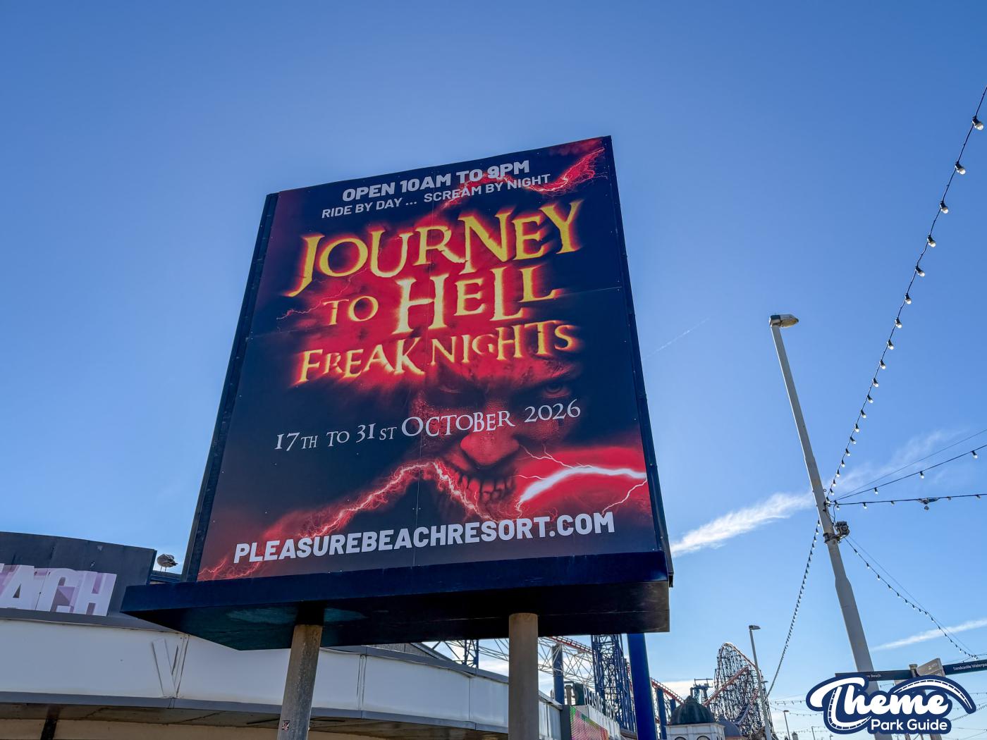 Blackpool Pleasure Beach - Journey to Hell 2026