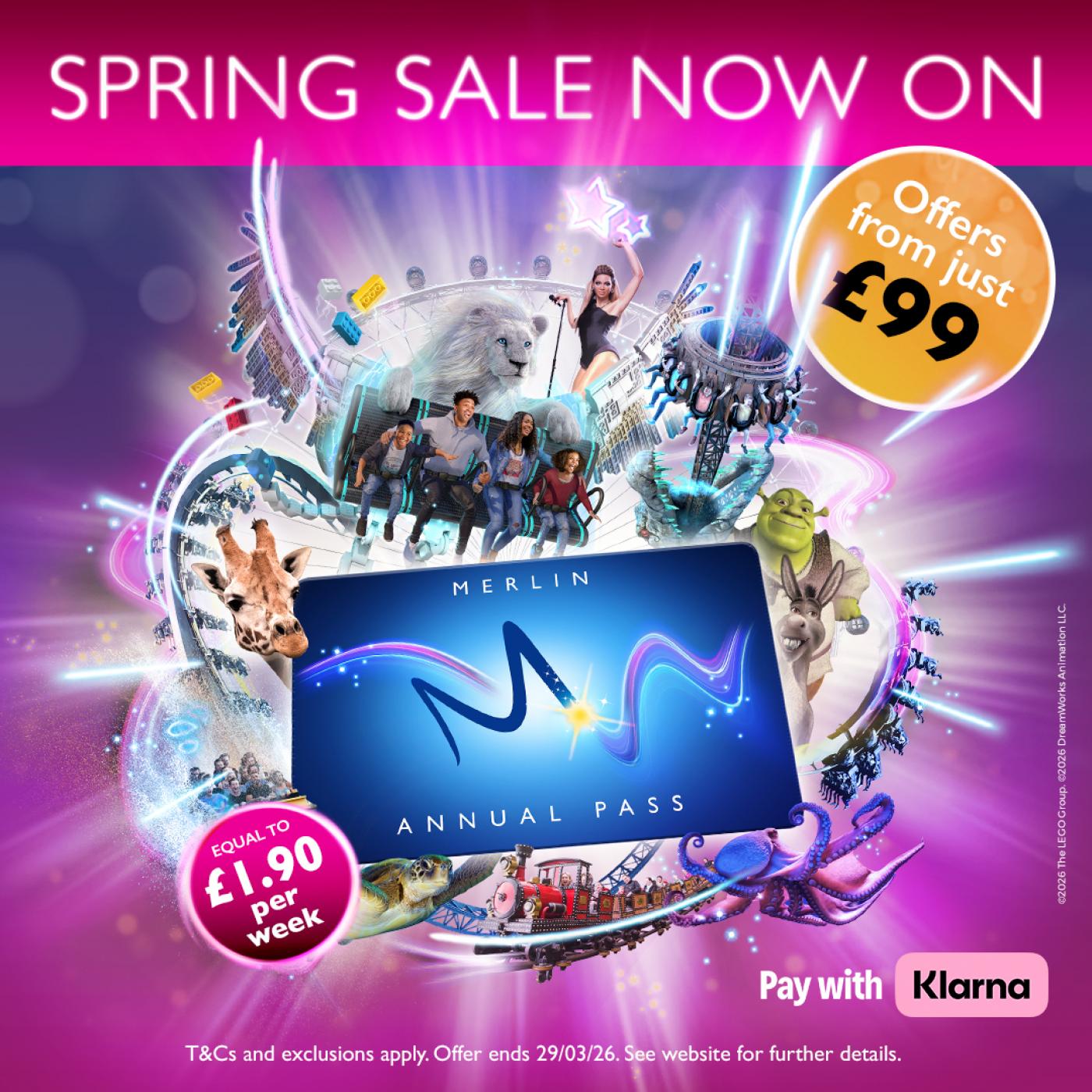 Merlin Annual Pass Spring Sale 2026