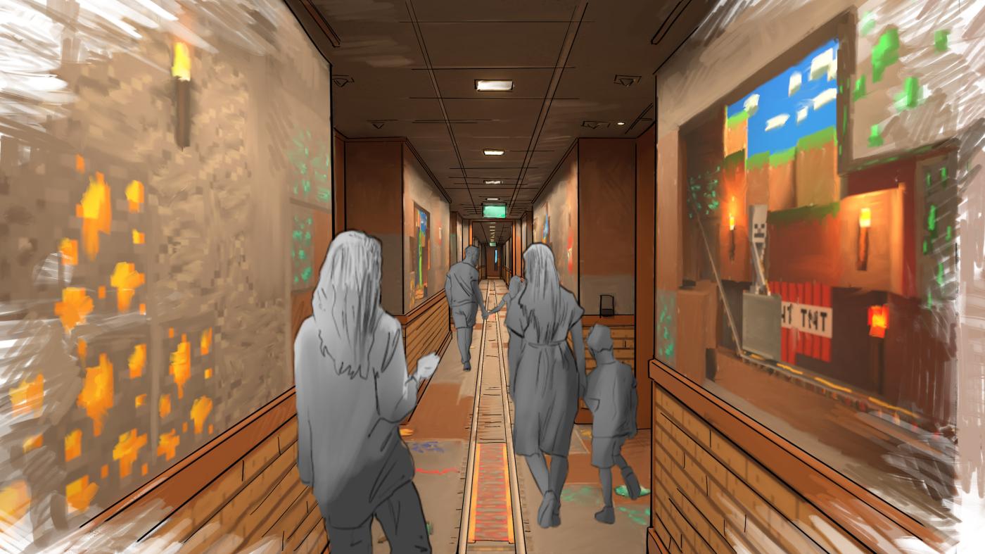 Minecraft World Hotel and Escape the Nether Rollercoaster Revealed for Chessington