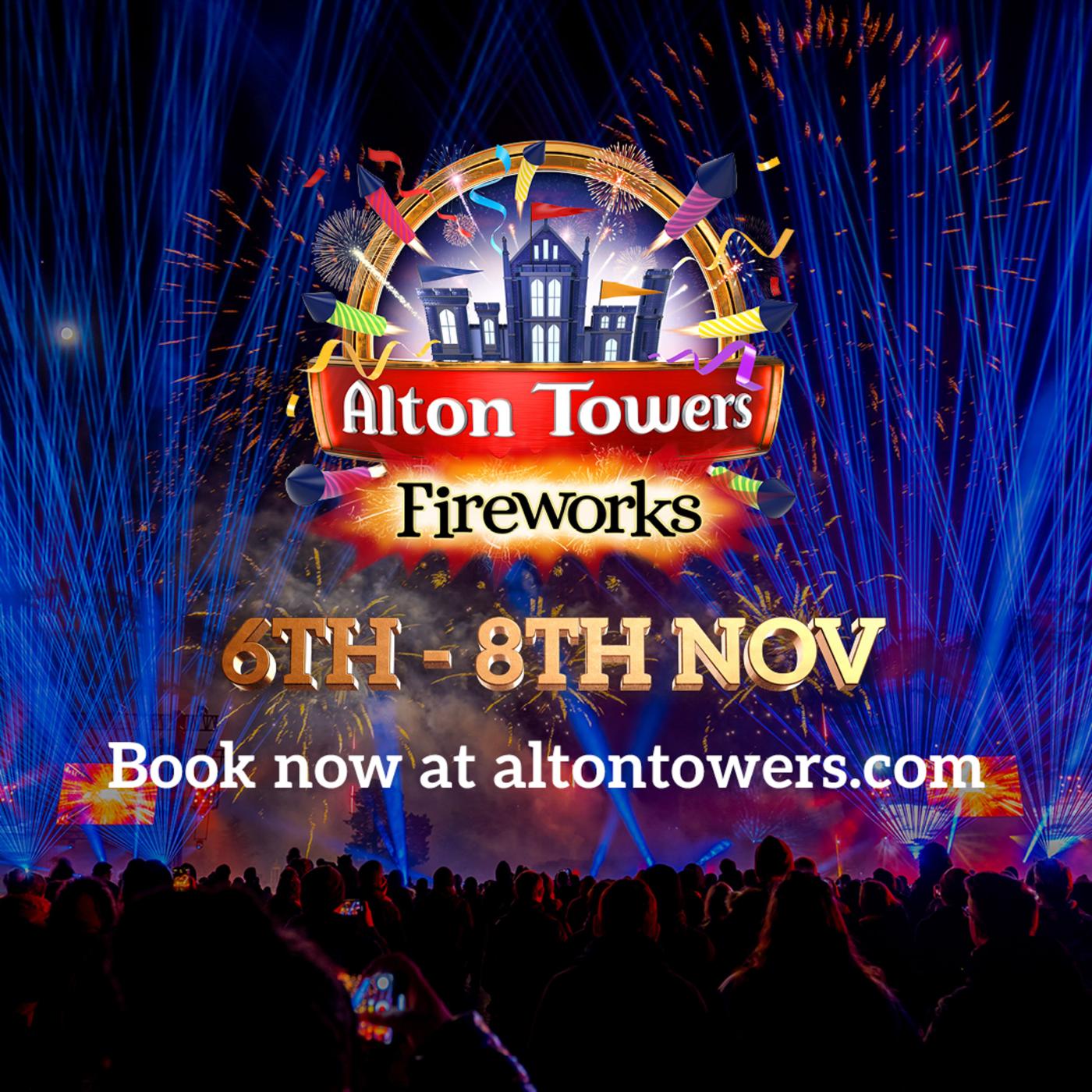 Alton Towers Fireworks 2026: Across the Altonverse