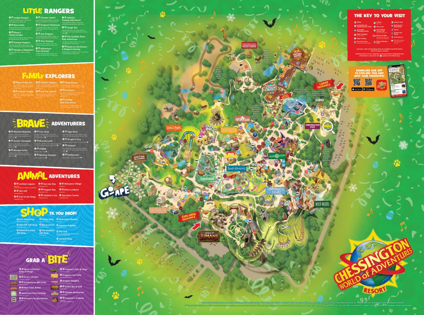Chessington World Of Adventures 2024 Map