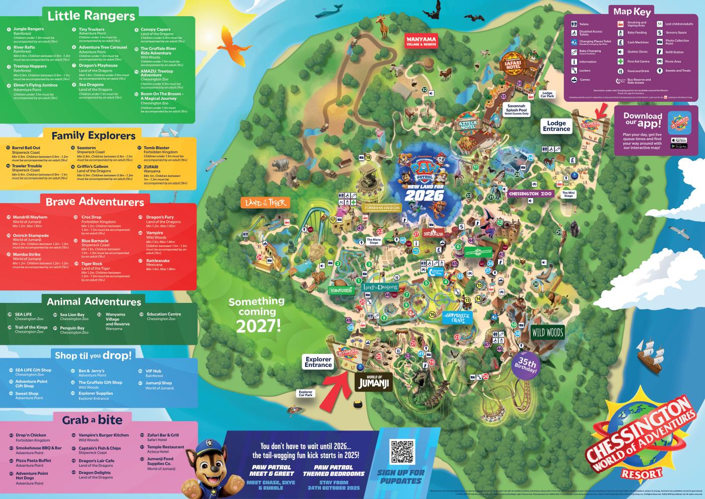 Chessington World Of Adventures 2025 Map
