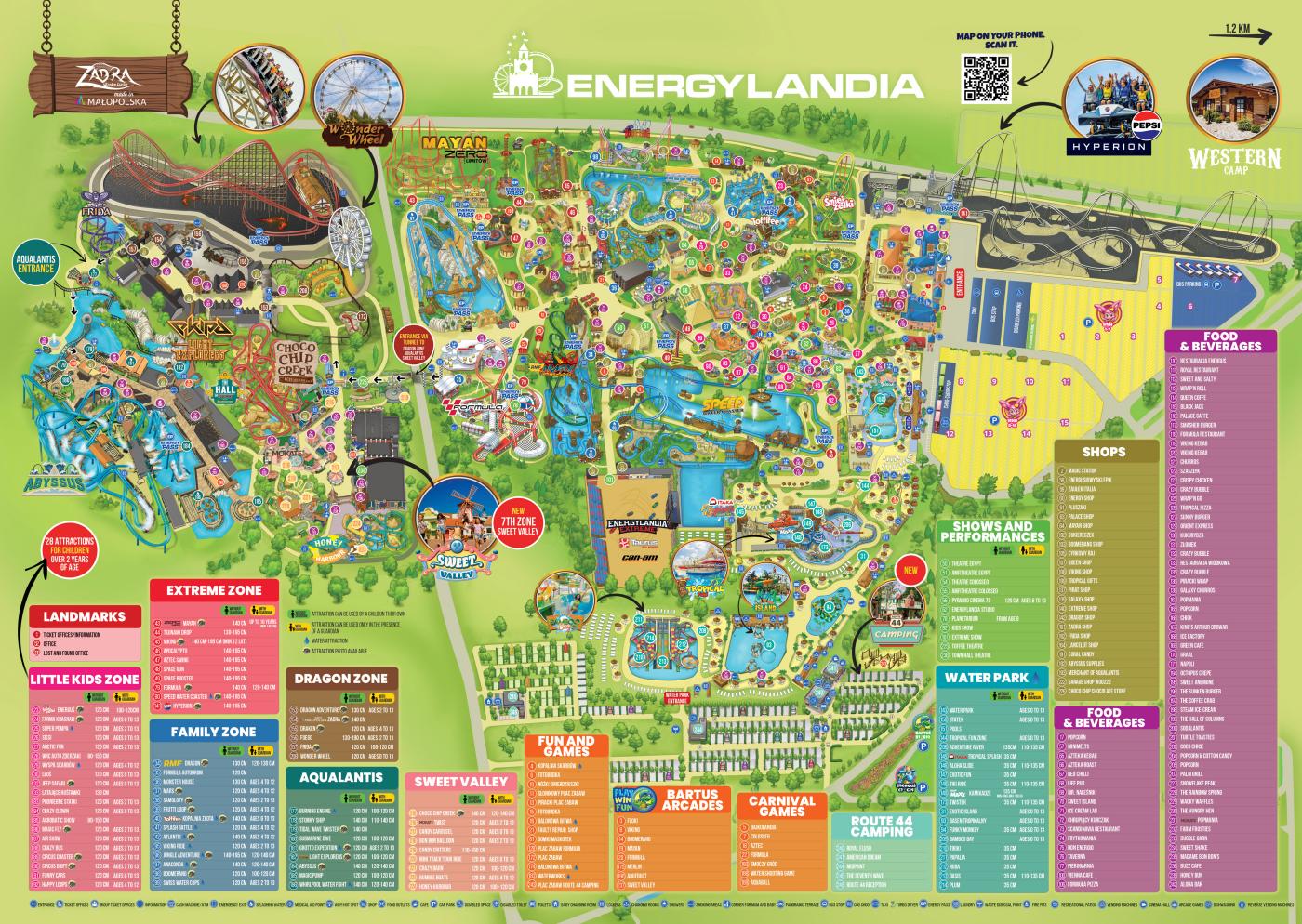 Energylandia 2026 Map